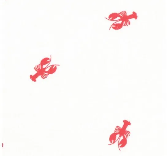 Baumwoll-Stoff Popeline "Lobster"