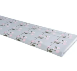 Baumwoll-Stoff Popeline "Sakura Zweige Smoke Blue"