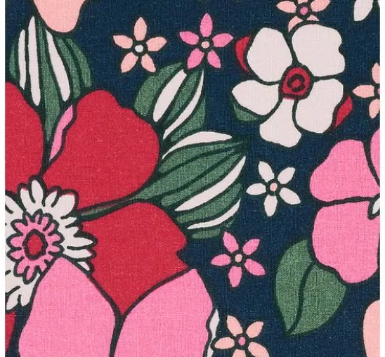 Baumwoll-Stoff "Sommerblumen"