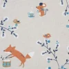 Baumwoll-Stoff "Tiere im Wald"