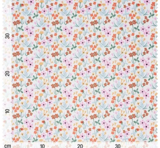 Baumwoll-Stoff "Tiny Garden-Flowers"