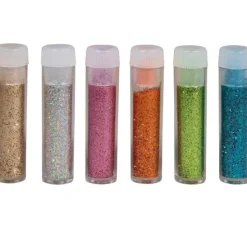 Bio-Glitter "Mini Farbmix", 6 x 2 g