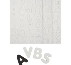Blanko Magnet-Buchstaben