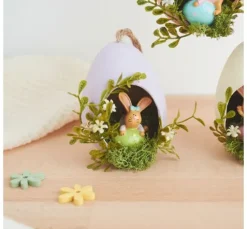 Blüten-Pick mit Grün