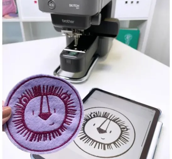 brother PP1 "Skitch" Freiarm-Stickmaschine