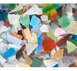 Bruchmosaik aus Glas, 2 kg, Stärke ca. 3 mm