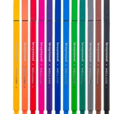 Bruynzeel Fineliner-Set, 12 Farben