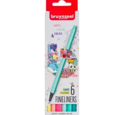 Bruynzeel Fineliner-Set, 6 St.