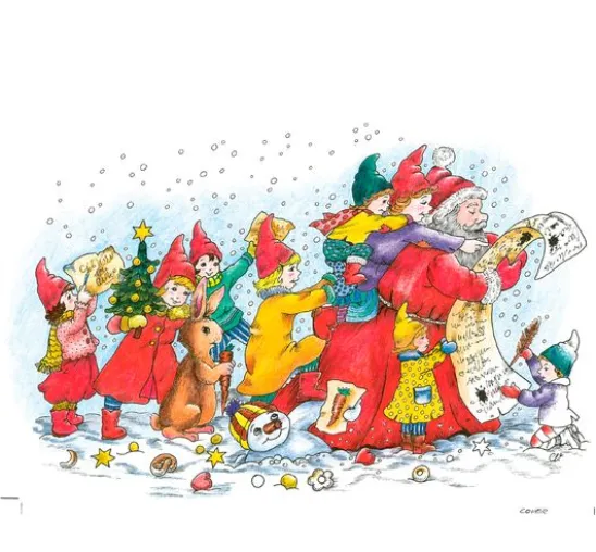 Buch "Christl Vogls Ausmalreise - Welt der Weihnachtswichtel"