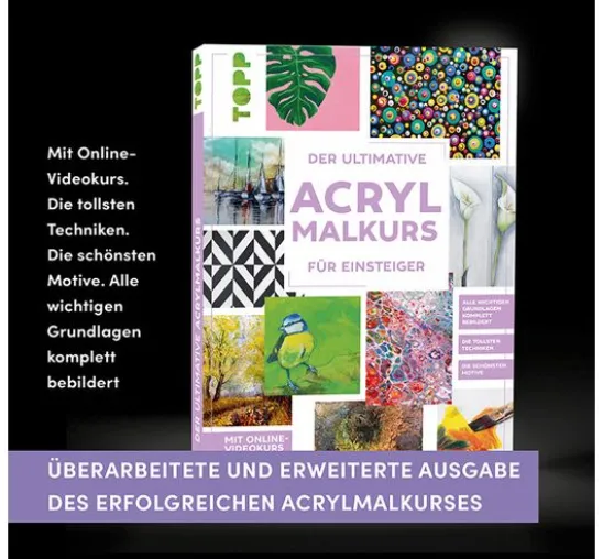 Buch "Der ultimative ACRYLMALKURS für Einsteiger"