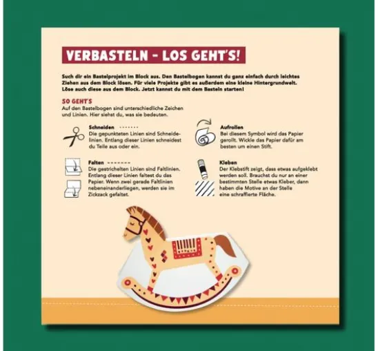 Buch "Der Verbastelblock für kreative Kids. Frohe Weihnachten"