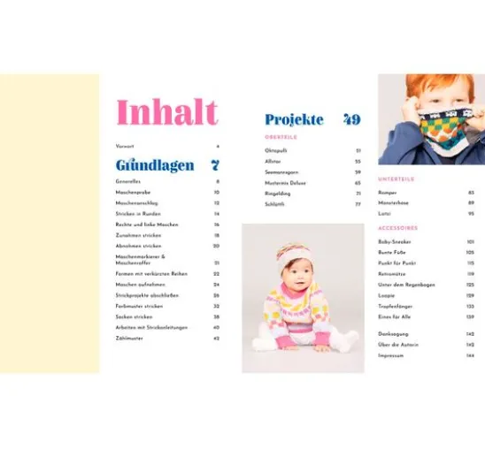 Buch "Einfach stricken mit Klimperklein - für Babys und Kids"