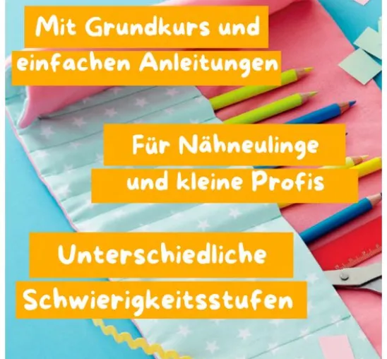 Buch "Kreativstart Kids Nähen. Anleitungsbuch und Material"