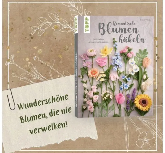 Buch "Romantische Blumen häkeln"
