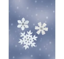 Buch "Schneekristalle aus Transparentpapier"