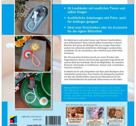 Buch "Süße Amigurumi - Lesezeichen häkeln"