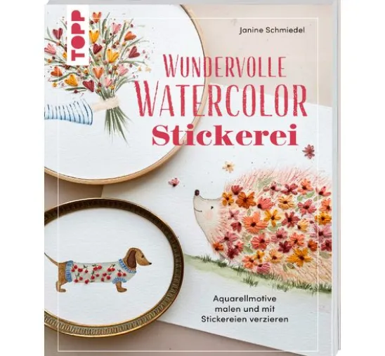 Buch "Wundervolle Watercolor Stickerei"