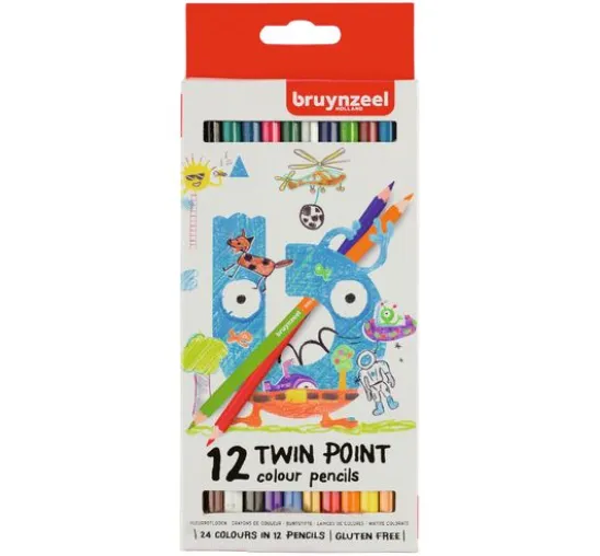 Buntstifte "Twin Point", 12tlg.
