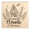 BUTTERER Stempel "Coming Home for Christmas"