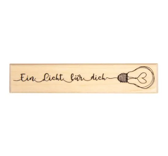 BUTTERER Stempel "Ein Licht für dich"