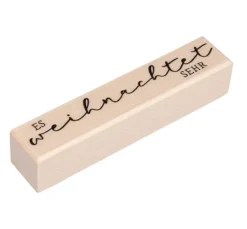 BUTTERER Stempel "Es weihnachtet sehr"