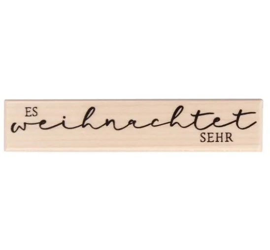 BUTTERER Stempel "Es weihnachtet sehr"