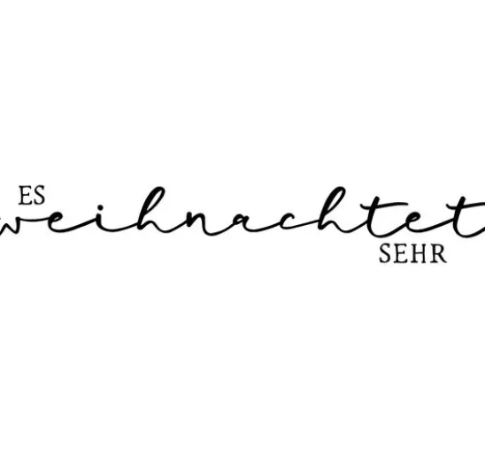 BUTTERER Stempel "Es weihnachtet sehr"