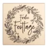 BUTTERER Stempel "Frohe Festtage"