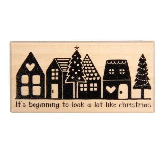 BUTTERER Stempel "Little town"