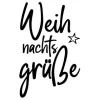 BUTTERER Stempel "Weihnachtsgrüße"