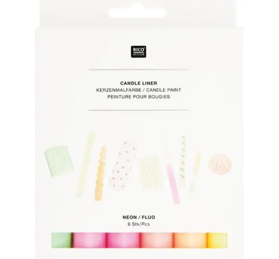 Candle Liner Set "Neon"