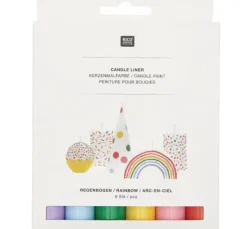 Candle Liner Set "Rainbow"