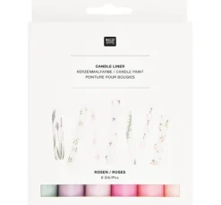 Candle Liner Set "Roses"