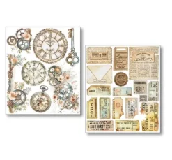 Ciao Bella Art Stickers "Lost in Time", 14 x 12 cm