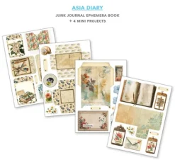 Ciao Bella Junk Journal & Ephemera Book "Asia Diary"