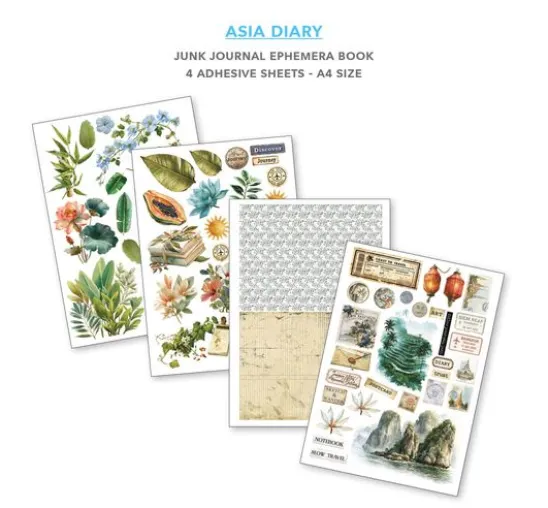 Ciao Bella Junk Journal & Ephemera Book "Asia Diary"