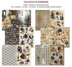 Ciao Bella Junk Journal & Ephemera Book "The Witch's Grimoire"