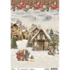 Ciao Bella Motiv-Strohseide "Merry & Bright - Quiet Landscape"