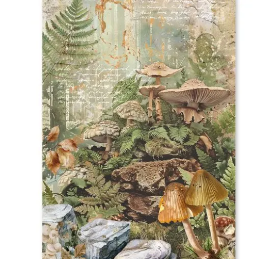 Ciao Bella Motiv-Strohseiden Sortiment "The Nature Journal", 8er-Set