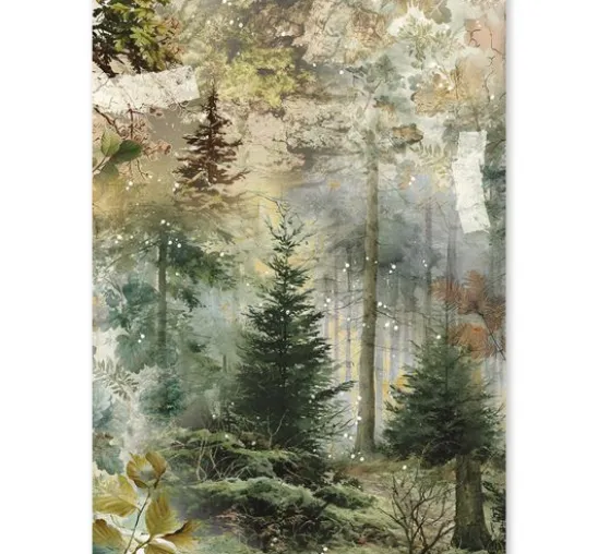 Ciao Bella Motiv-Strohseiden Sortiment "The Nature Journal", 8er-Set