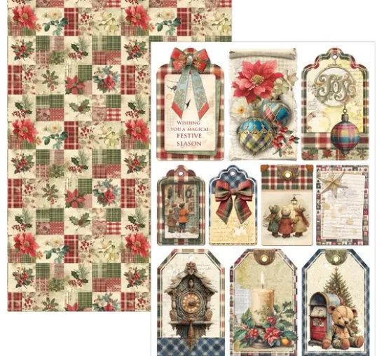 Ciao Bella Papier-Set "Merry & Bright"