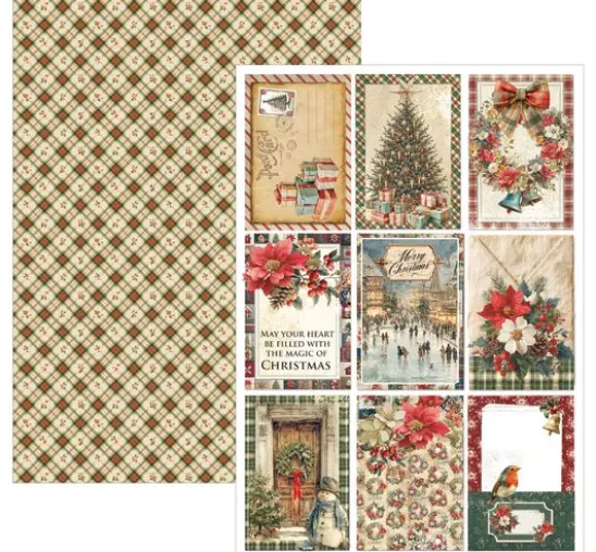 Ciao Bella Papier-Set "Merry & Bright"