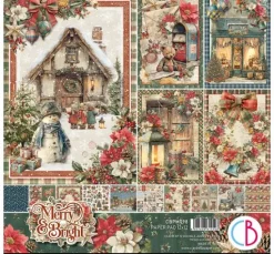 Ciao Bella Scrapbook-Papier "Merry & Bright"
