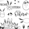 Clear Stamps "Frohe Ostern"