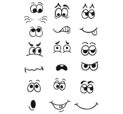 Clear Stamps "Gesichter"