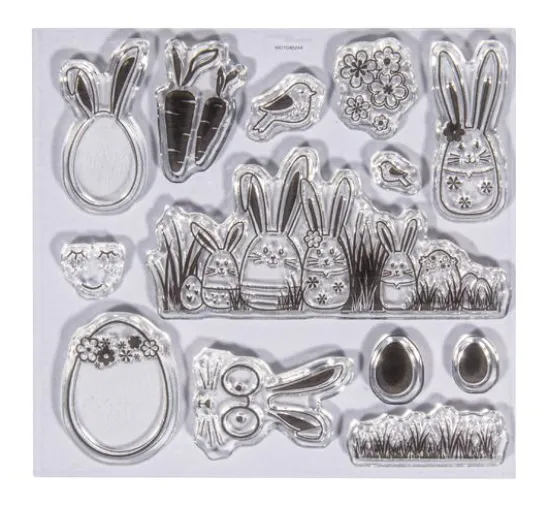 Clear Stamps "Hasenfamilie"