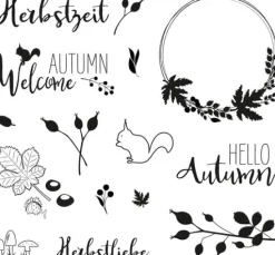 Clear Stamps "Herbstwald"