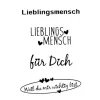 Clear Stamps "Lieblingsmensch"