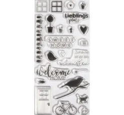 Clear Stamps "Welcome Home"