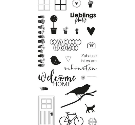 Clear Stamps "Welcome Home"